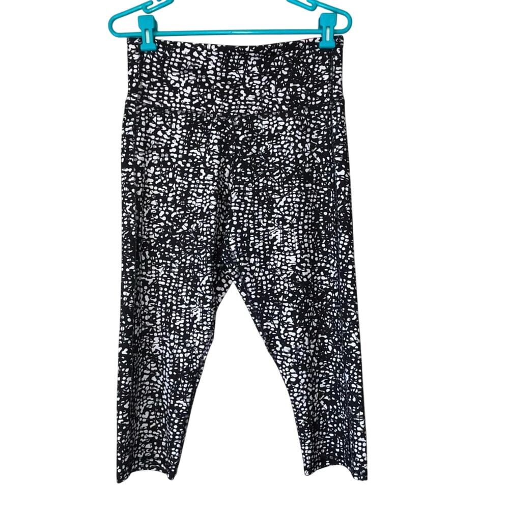 C9 Champion Black / White Patterned Leggings Size XL